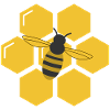 Bee and Honeycomb