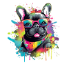 Französische Bulldogge Hund Mops
