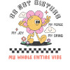Do not Disturb Retro Blume