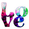 Graffiti,love,schrift,chromium,bunt,liebe,bunt