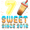 7th Birthday Bubble Tee