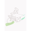 Girl Bicycle Love