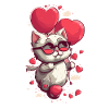 Chibi Love Cat