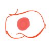 Red Artificial Eye