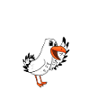 Heimat Moin Begrüßung Möwe