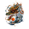 Cosmic Dragon's Embrace