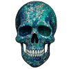Azure Glass Skull