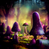 Mushroom forest