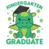 Kids Kindergarten graduate Dragon Graduation