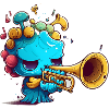trumpet art