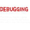 Debugging-Wörterbuch im Stil der Definition