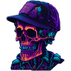 Skeleton with cap
