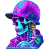 Skeleton with cap