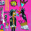 punk with crow