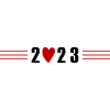 2023 Year Heart