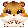 Cute hamster hamster cheeks
