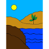Hills and Sun