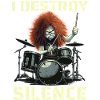 Redhead Drummer I Destroy Silence