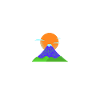 mountain sun