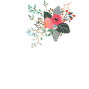 Letter g flowery