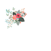 Letter h flowery