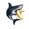 Shark eats banana