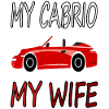 Cabrio fahren Cabrioletfahrer Spruch Geschenkidee