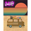 Van at the Beach