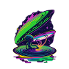 Space Bathing Alien