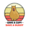 Giornata mondiale degli animali Capybara Benessere degli animali Retro