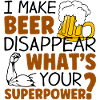 I make beer disappear
