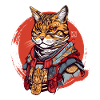 Samurai Cat