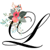 Letter l flowery