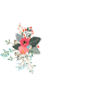 Letter n flowered