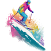 Gabby au ski