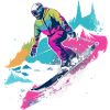David skiing