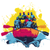 Group rafting