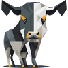 Vache polygonale