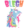 Live Laugh Blegh Blehgssed Heavy Metal Unicorn