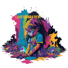 Peace Girl in Waste