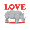 Rhinoceros Rhinoceros Rhinos Gift