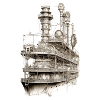 Steampunk Riverboat