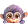 Dessin de singe Aquarelle