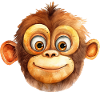 Dessin de singe Aquarelle