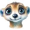 Dessin à l’aquarelle suricate