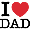 I Love Dad | Dad | I Heart Dad