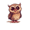 Night Owl Owl Owl Bird