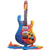 La guitare cool fond