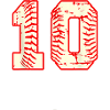 Baseball 10e anniversaire 10 ans