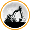 Bagger Baggerfahrer Baustelle Baggerschaufel